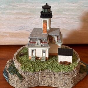Rose Island, Rhode Island Lighthouse Figurine by Harbour Lights